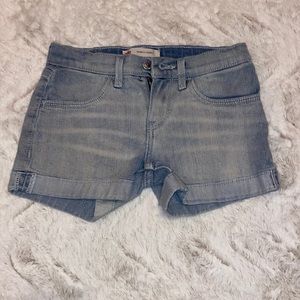Denim shorts